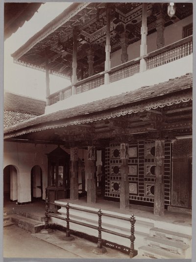 Templo budista en Kandy, Ceilán de Skeen and Co.
