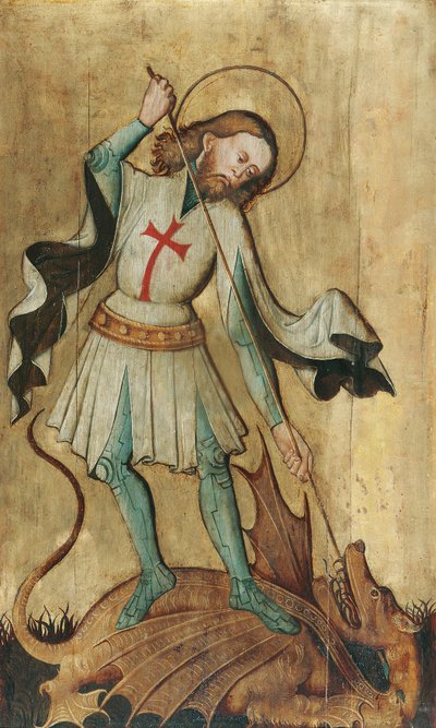 San Jorge matando al dragón de Slowakischer Maler