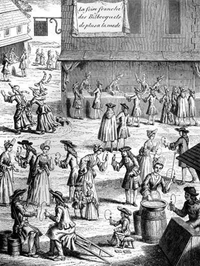 Feria de copa y bola, durante el reinado de Luis XIV, Francia, siglo XVII 1882-1884 de Smeeton