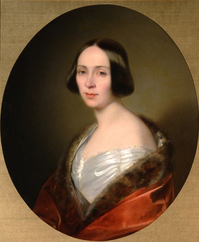 Retrato de la condesa Luise Trofimovna Golitsyna 1810-1887, de soltera Baranova, principios de 1840 de Sándor Kozina