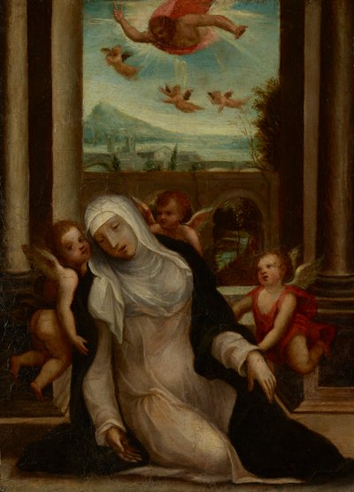 El éxtasis de Santa Catalina de Siena de Sodoma