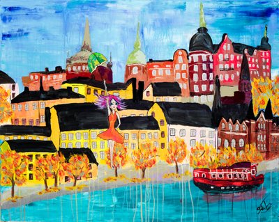 La chica flotante: Ciudad de otoño de Sofia Toborg