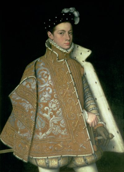Alessandro Farnese (1546-92), luego Gobernador de los Países Bajos (1578-86), hijo de Margarita de Parma (1522-86) y Ottavio Farnese, Duque de Parma (1520-86), c.1561 de Sofonisba Anguissola