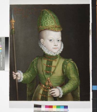 Retrato de un Niño en la Corte Española, c.1565-70 de Sofonisba Anguissola