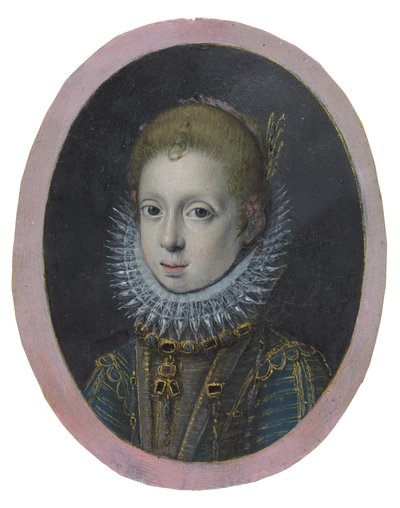 Retrato de una muchacha de familia noble, c.1532-1625 (acuarela y color del cuerpo) de Sofonisba Anguissola