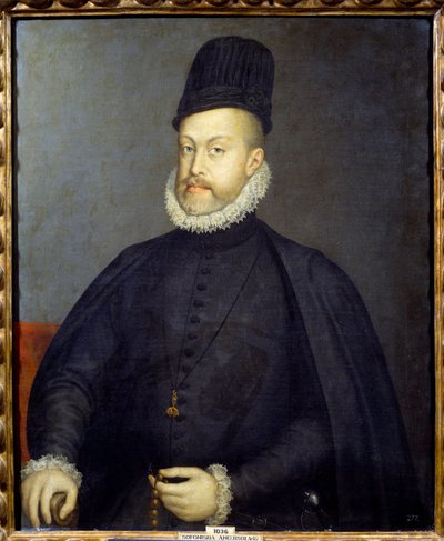 Retrato del rey de España Felipe II de Sofonisba Anguissola