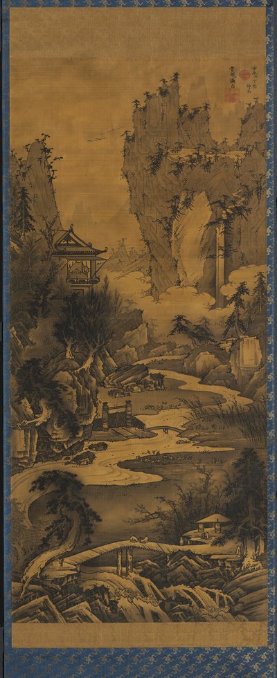 Reunión en el Pabellón de las Orquídeas, 1777 de Soga Shohaku