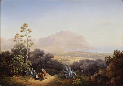Vista de Palermo, 1845 de Sokrat Maximovich Vorobyev