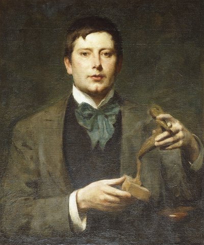 Retrato del escultor George Frampton de Solomon Joseph Solomon