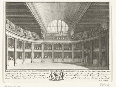 El Teatro de Jacob van Campen visto desde el escenario de Solomon Savery