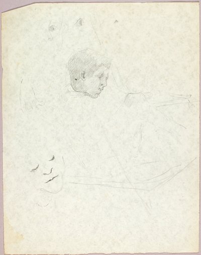 Niño en la silla de Solon H. Borglum