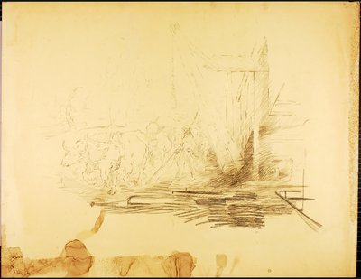 Campamento de tala de Solon H. Borglum