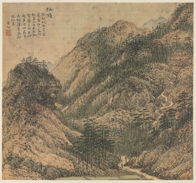 Pico de los Inmortales Xianding, 1500s de Song Xu