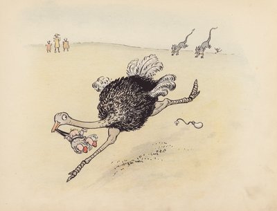 Ilustración para Little Twin Dragons de S Rosamond Praeger (litografía en color) de Sophia Rosamond Praeger