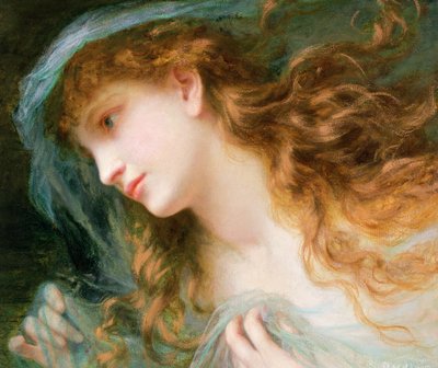 Cabeza de una ninfa de Sophie Gengembre Anderson