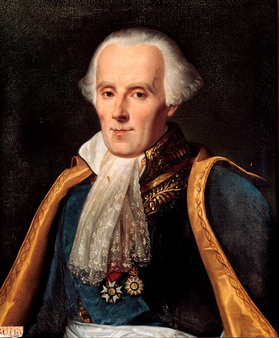 Retrato de Pierre Simon, Marqués de Laplace, matemático y astrónomo (1745-1827). Pintura de Madame Feytaud de Sophie Feytaud