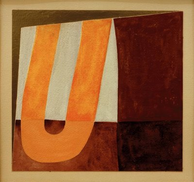 Composición en forma de U de Sophie Taeuber Arp