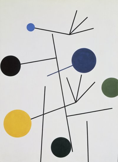 Ascendiendo, cayendo, volando de Sophie Taeuber Arp