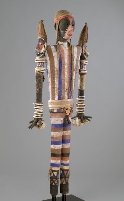 Figura de efigie Rambaramp, hecha en Malakula, Vanuatu de South Pacific