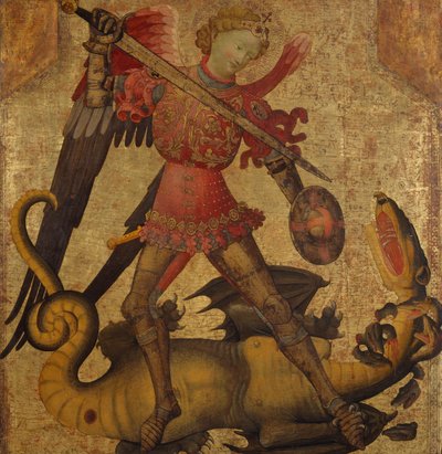 San Miguel y el dragón, ca. 1405 de Spanish