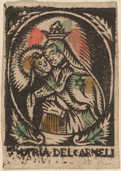 Madonna y Niño de Spanish 15th Century