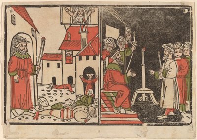 Masacre de los Primogénitos y Oscuridad Egipcia de Spanish 15th Century