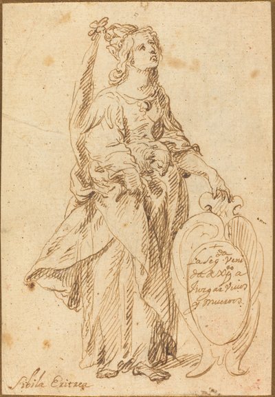 Sibila eritrea de Spanish 17th Century