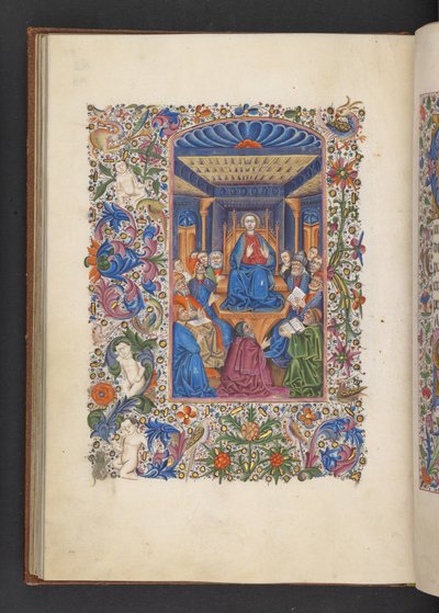Agregar MS 50004 f.53v Cristo entre los doctores, de un 