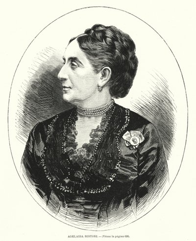 Adelaide Ristori, actriz italiana de Spanish School