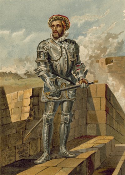 Antonio de Leiva, general español durante las Guerras Italianas de Spanish School