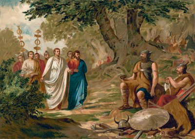 Atila y los embajadores romanos de Spanish School