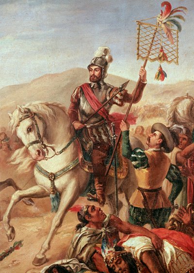 Batalla de Otumba el 7 de julio de Spanish School