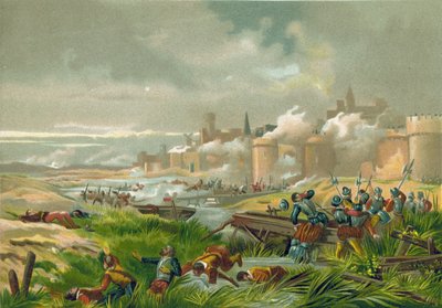 Batalla de San Quintín, Francia, 1557 de Spanish School