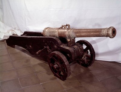 Cañón de bronce de Francisco Ballesteros de Spanish School