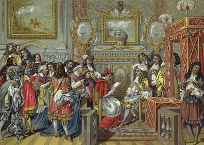 Gabinete de Luis XIV de Francia de Spanish School