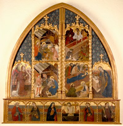 Retablo catalán, 1450-80 de Spanish School