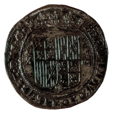 Moneda de 4 reales españoles de Castilla de Spanish School