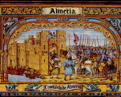 Conquista de Almería por los Reyes Católicos en 1488 (cerámica) de Spanish School