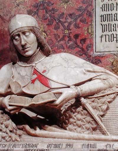 Efigie de Don Martín Vázquez de Arce (detalle) de Spanish School