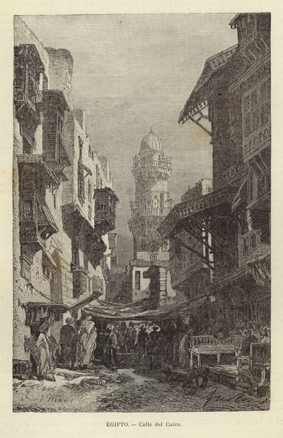 Egipto - Calle en El Cairo de Spanish School