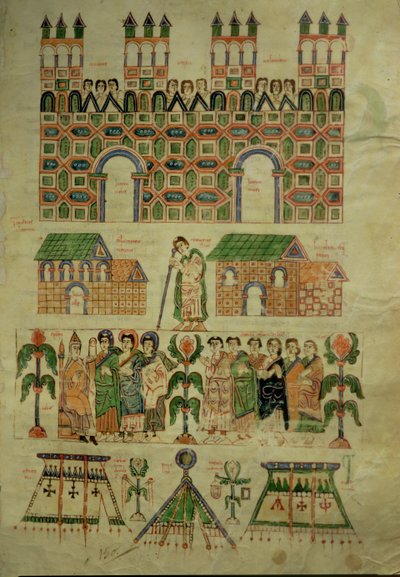 El Concilio de Toledo, del Códice Conciliar de Abelda de Spanish School