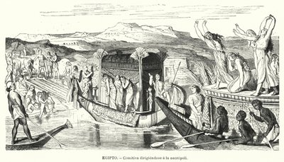 Comitiva fúnebre camino a una necrópolis en el Antiguo Egipto de Spanish School