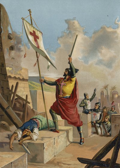 Godofredo de Bouillón, caballero franco y cruzado, siglo XI de Spanish School