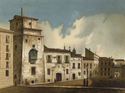 Casa donde Francisco I de Francia fue encarcelado, Madrid, 1525-1526 de Spanish School