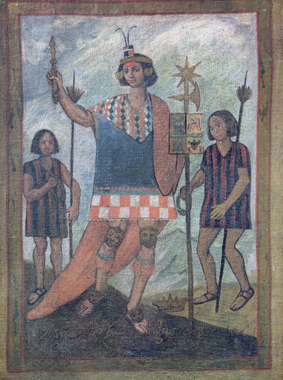 Habitantes del Nuevo Mundo encontrados por Cristóbal Colón en su primer viaje en 1492 de Spanish School