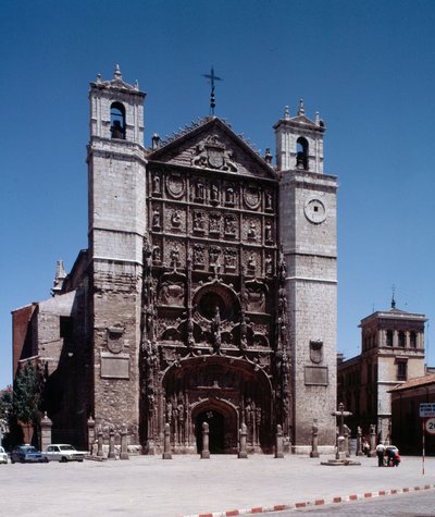 Vista de la iglesia conventual de San Pablo, Valladolid, España, 1445-1616 de Spanish School