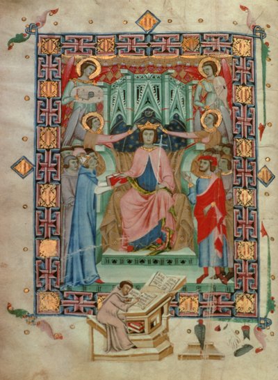 Jaime II de Mallorca (1315-49) jura como rey, por Romeu Despoal de Spanish School