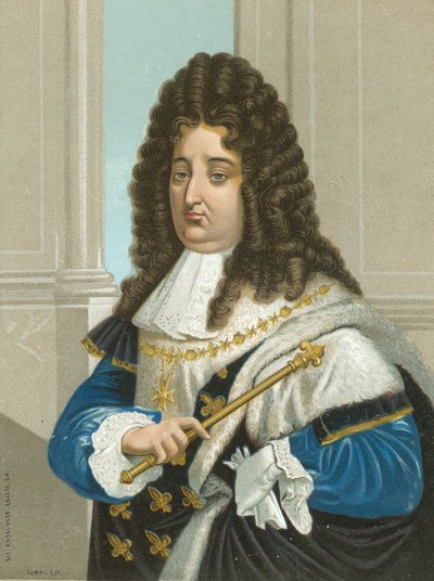 Rey Luis XIV de Francia de Spanish School