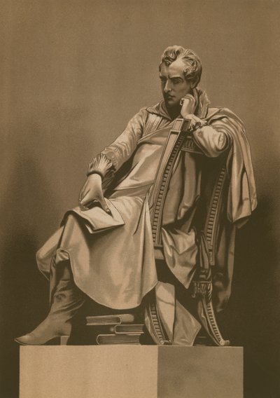 Lord Byron contemplando la libertad de los griegos de Spanish School