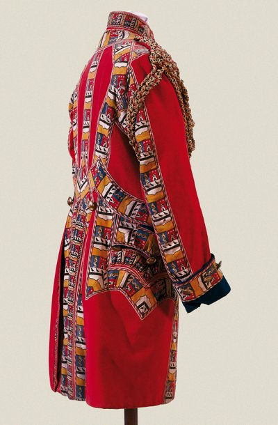 Chaqueta de hombre usada durante la segunda mitad del siglo XVIII, Barcelona. Museo de Ropa y Textil de Spanish School